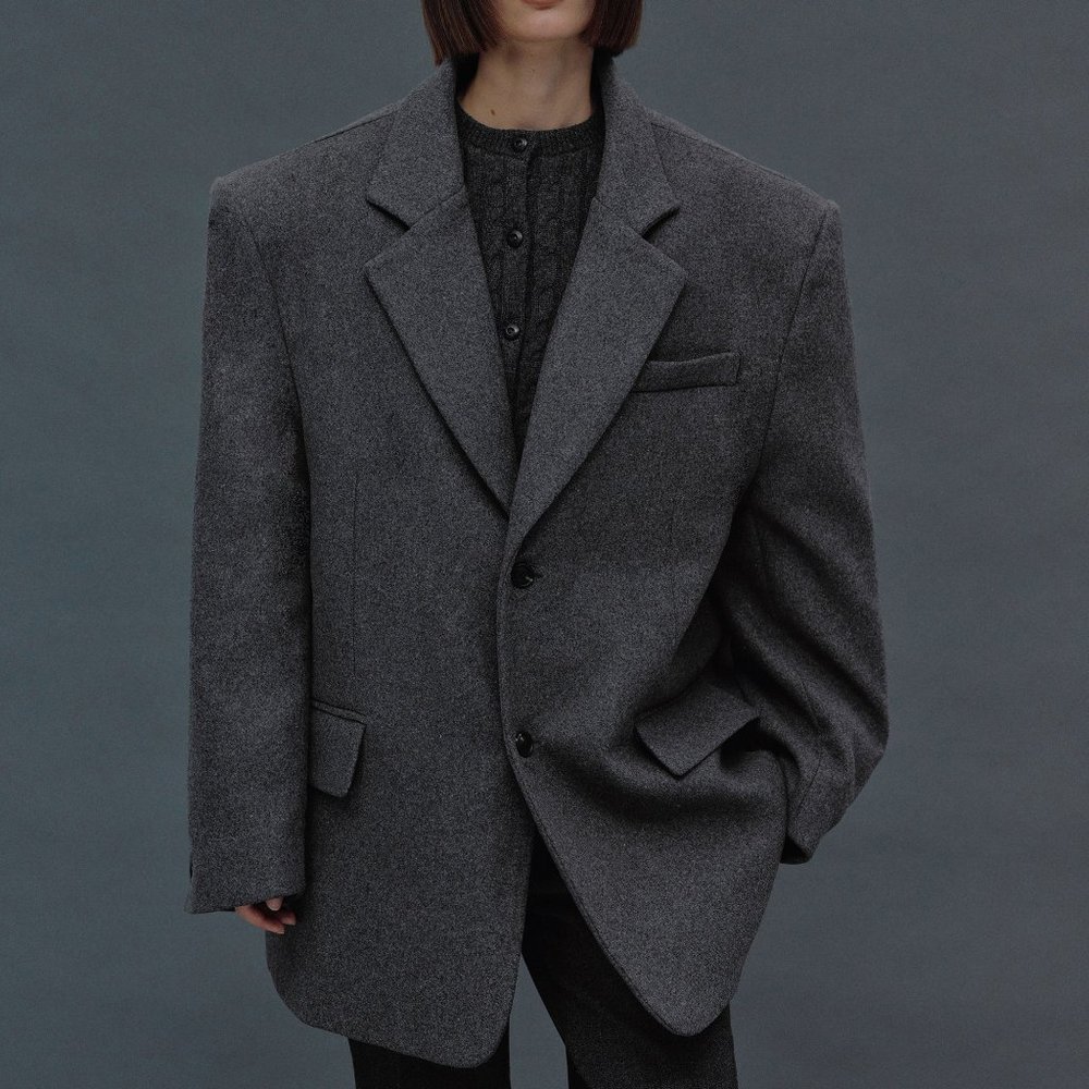 Source Unkown Hyak Oversized Boyfriend Blazer Brand New